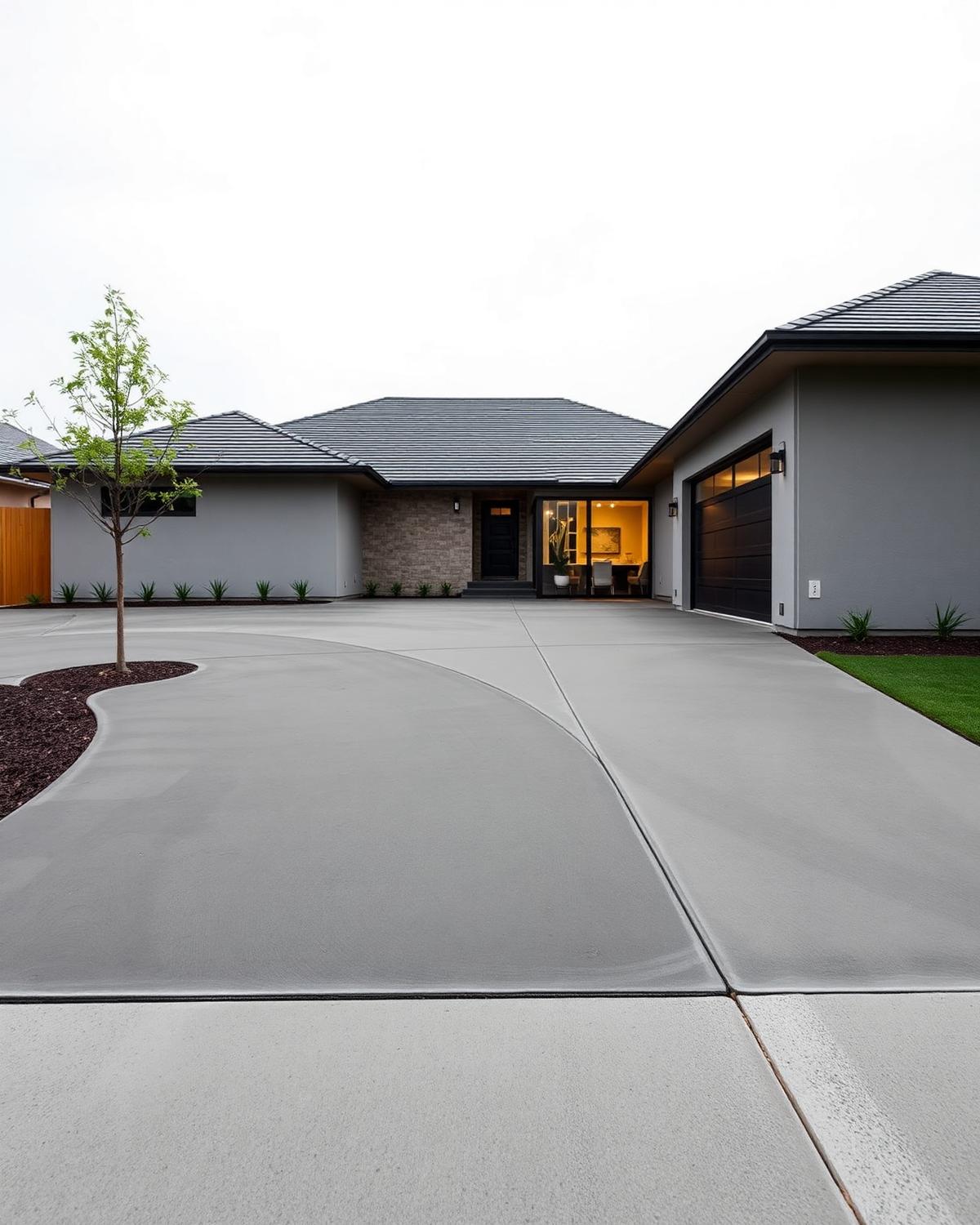 Driveways concrete work