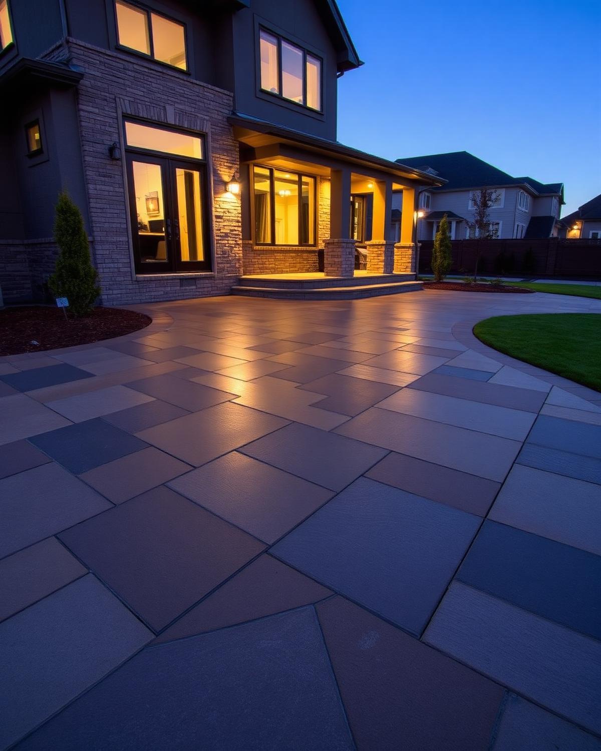 Patios concrete work